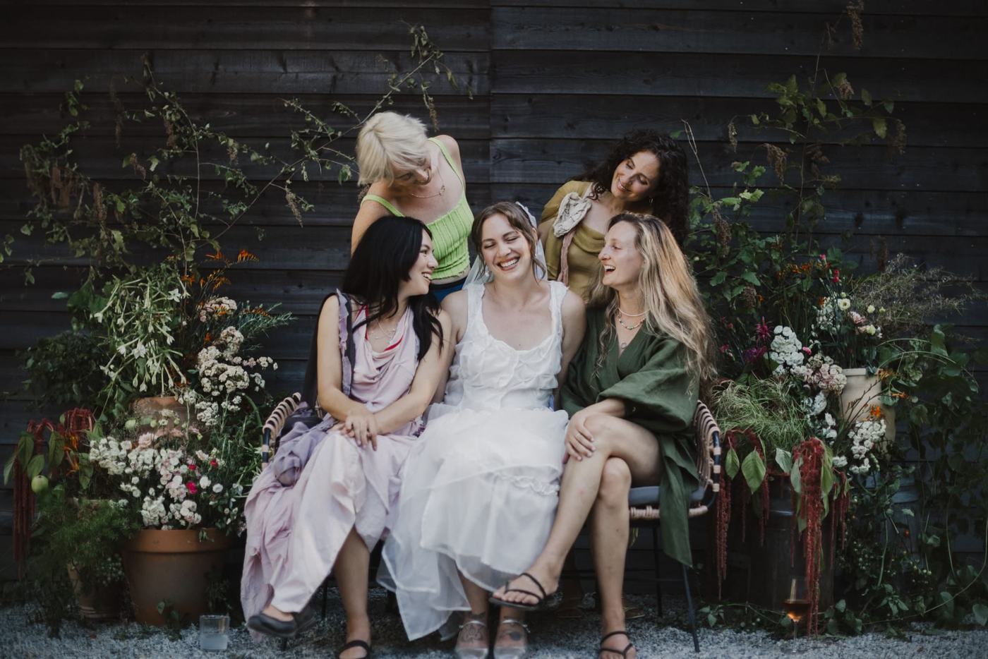 An Elevated Wedding Portrait Booth in British Columbia