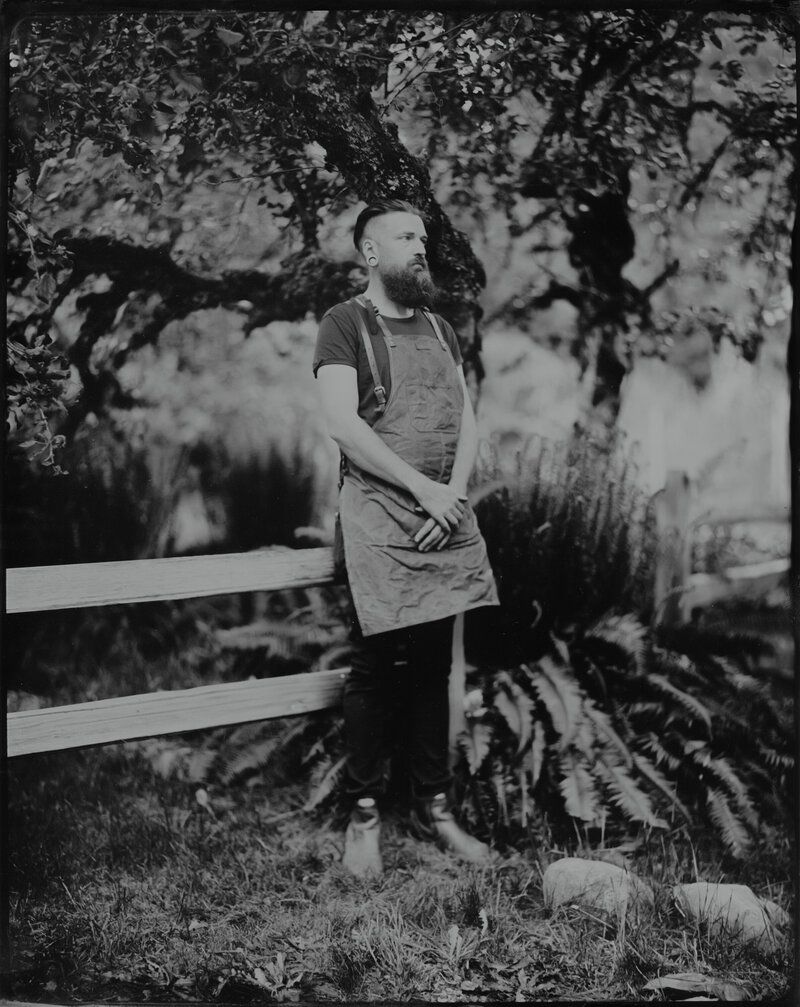 Sydney Woodward, tintype photography